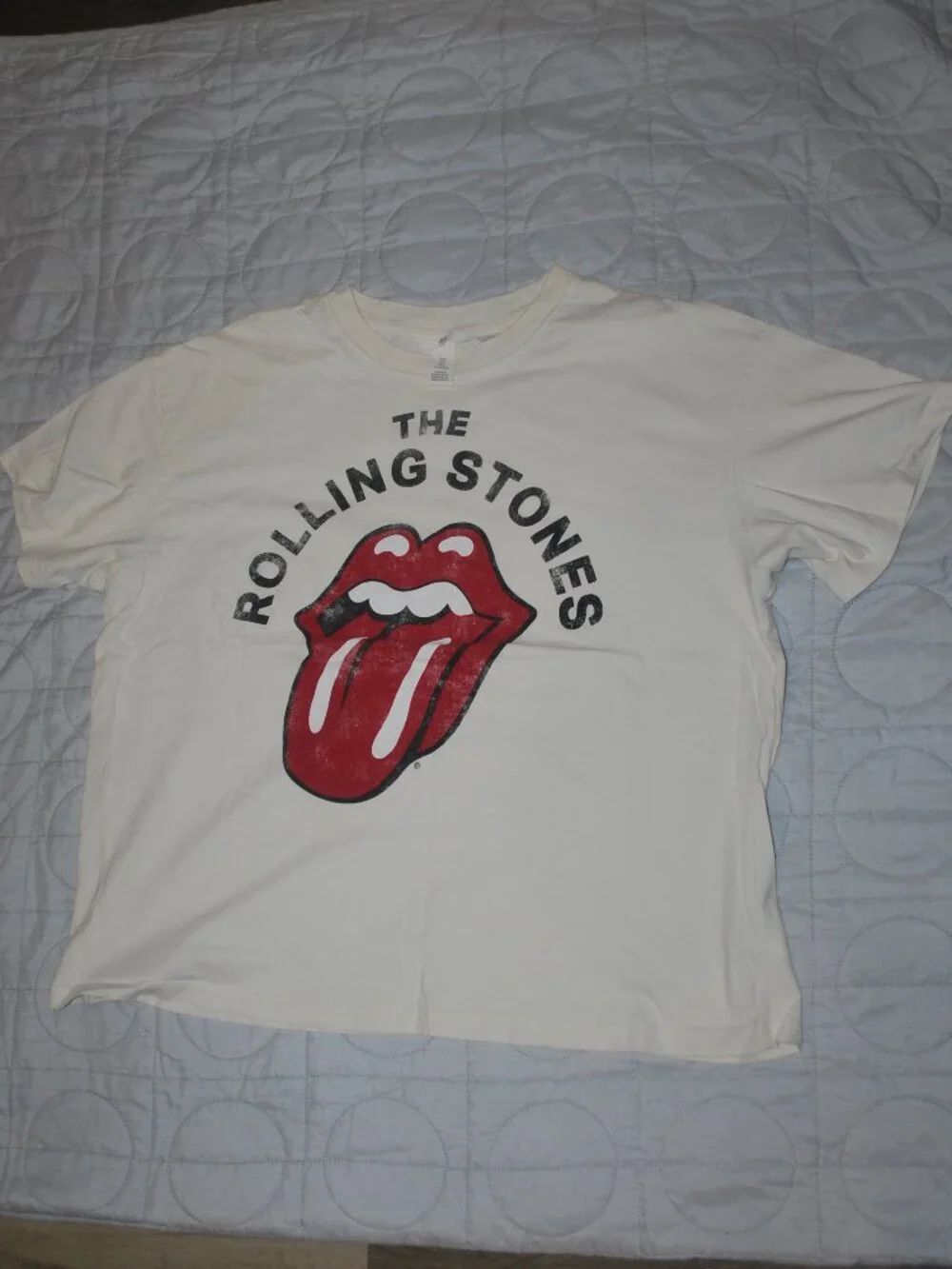 H&M Box The Rolling Stones Used Women's T-shirt Size L